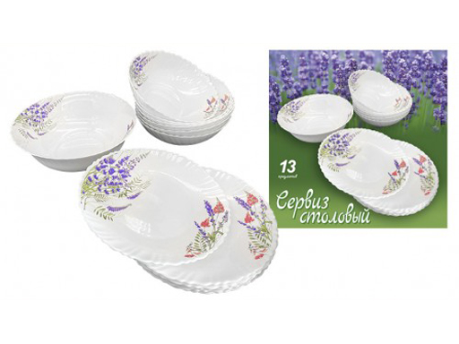 

Сервиз столовый "Лаванда" 13пр в подар. упак. MFK08278