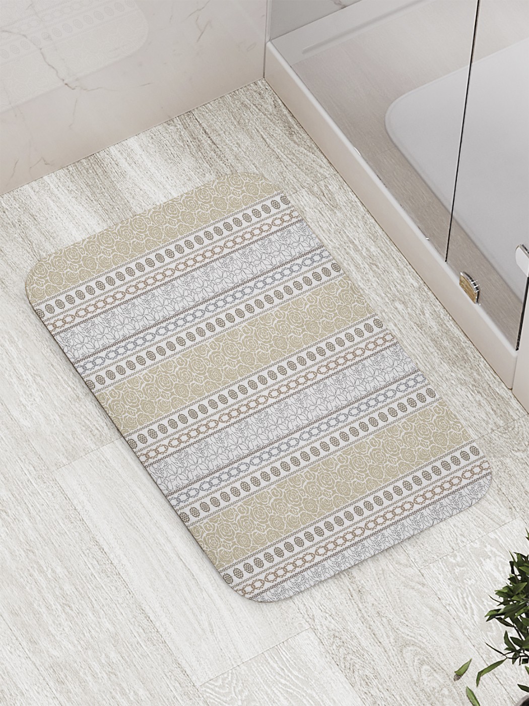 

Коврик противоскользящий для ванной, сауны, бассейна, 77х52 см bath_59218 JoyArty
