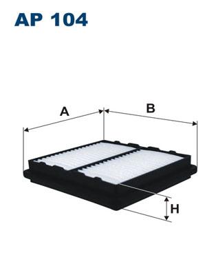 

Фильтр Воздушный Filtron Ap104 Filtron арт. AP104