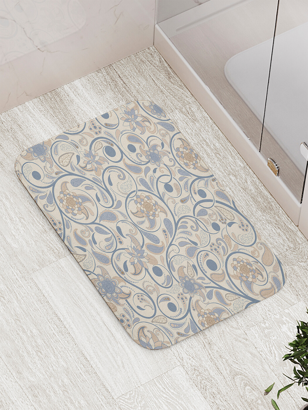 

Коврик противоскользящий для ванной, сауны, бассейна, 77х52 см bath_59208 JoyArty