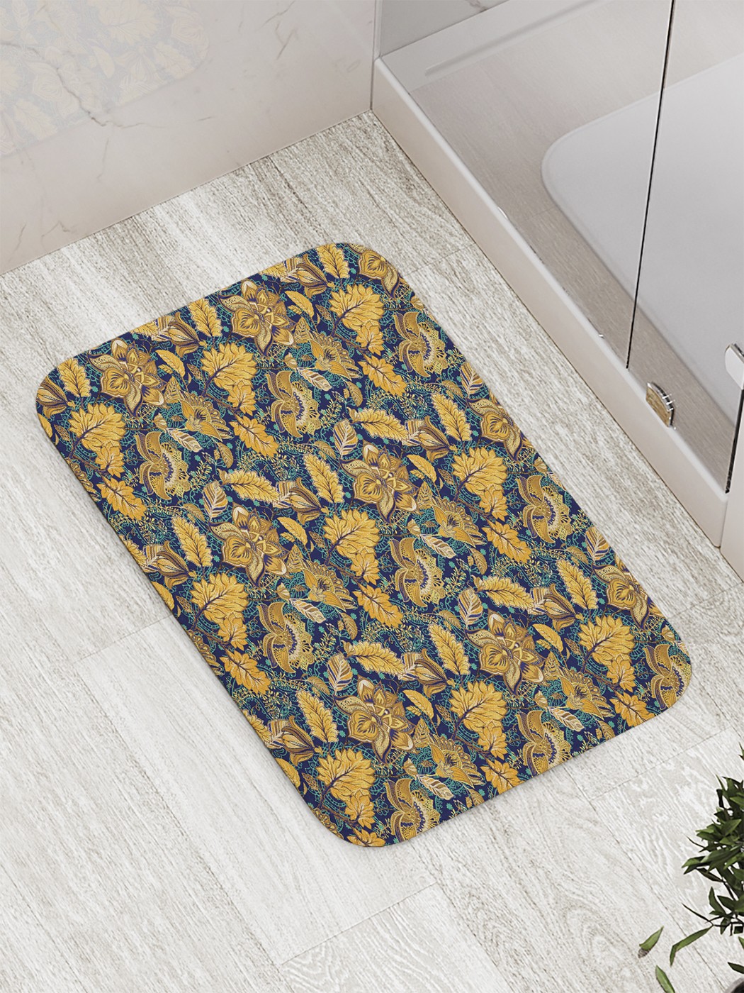 

Коврик противоскользящий для ванной, сауны, бассейна, 77х52 см bath_59207 JoyArty