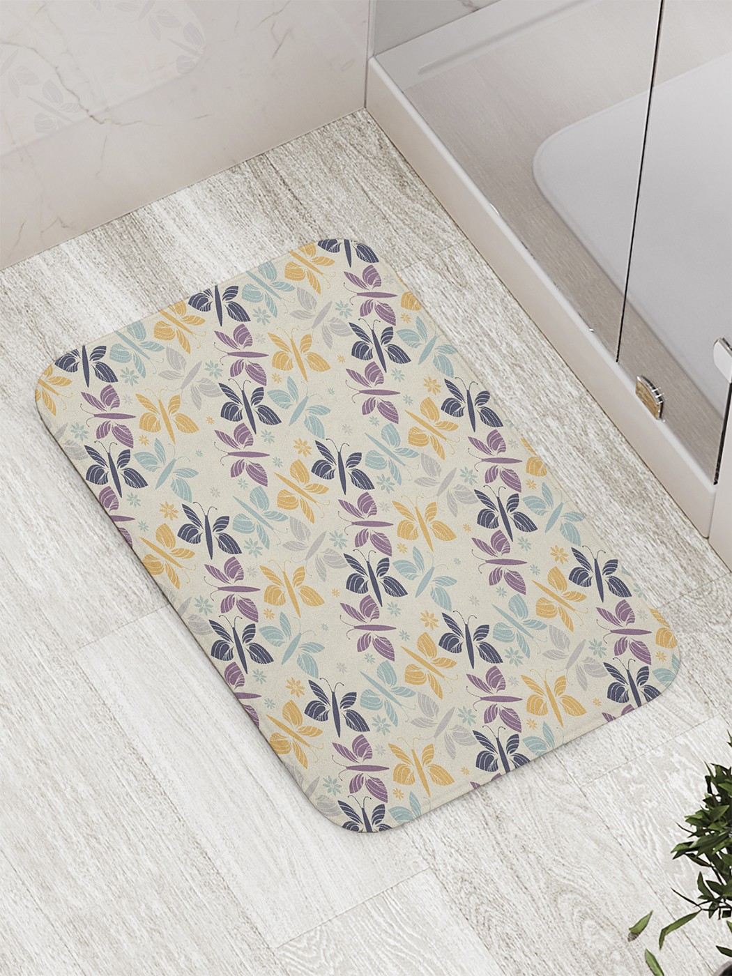 

Коврик противоскользящий для ванной, сауны, бассейна, 77х52 см bath_59200 JoyArty