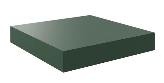 

Прямая мебельная полка Leviate 235x230x38 мм цвет Темно зеленый станет отличным решением д, LER82877501