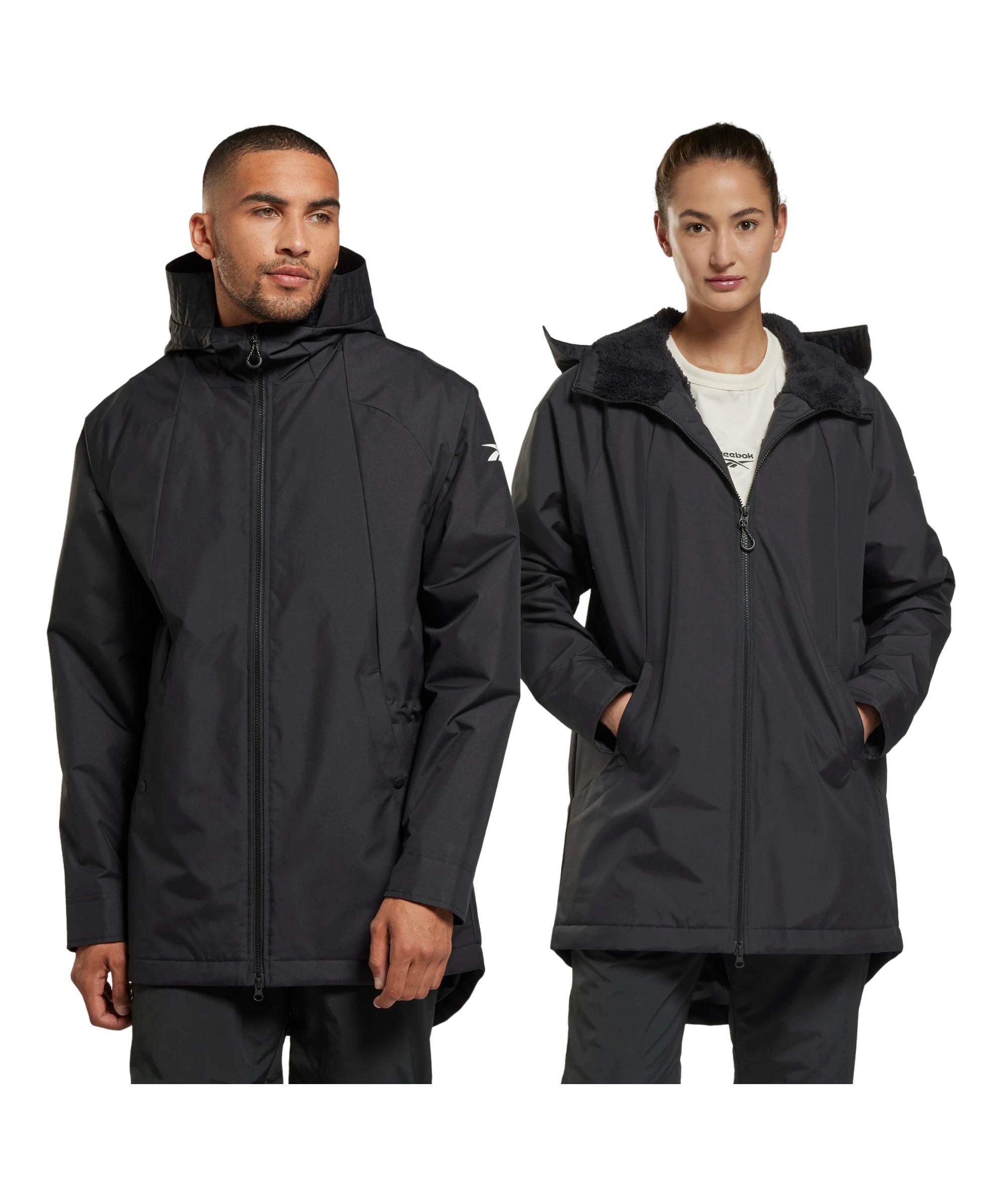 Парка мужская Reebok Outerwear Urban Fleece Parka черная S