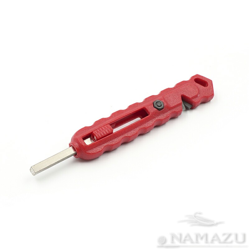 Точилка для крючков Namazu выдвижная с ножеточкой, 90х15х6 мм (N-GS03T)