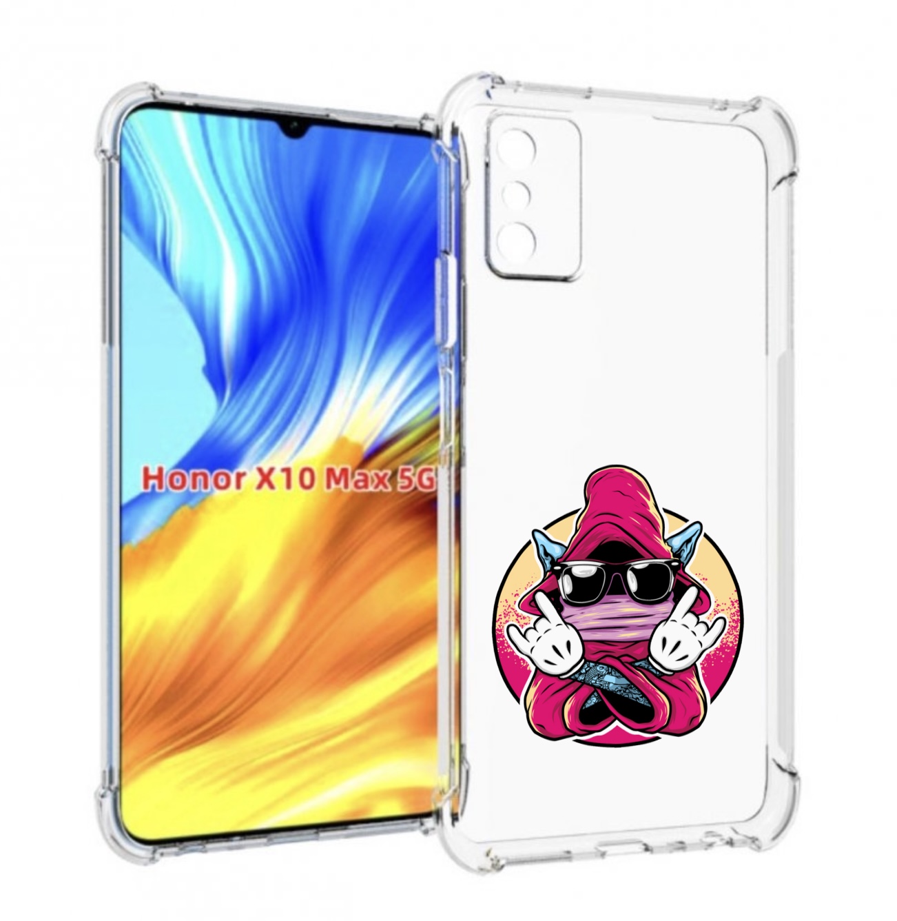 

Чехол MyPads йоу для Honor X10 Max, Прозрачный, Tocco
