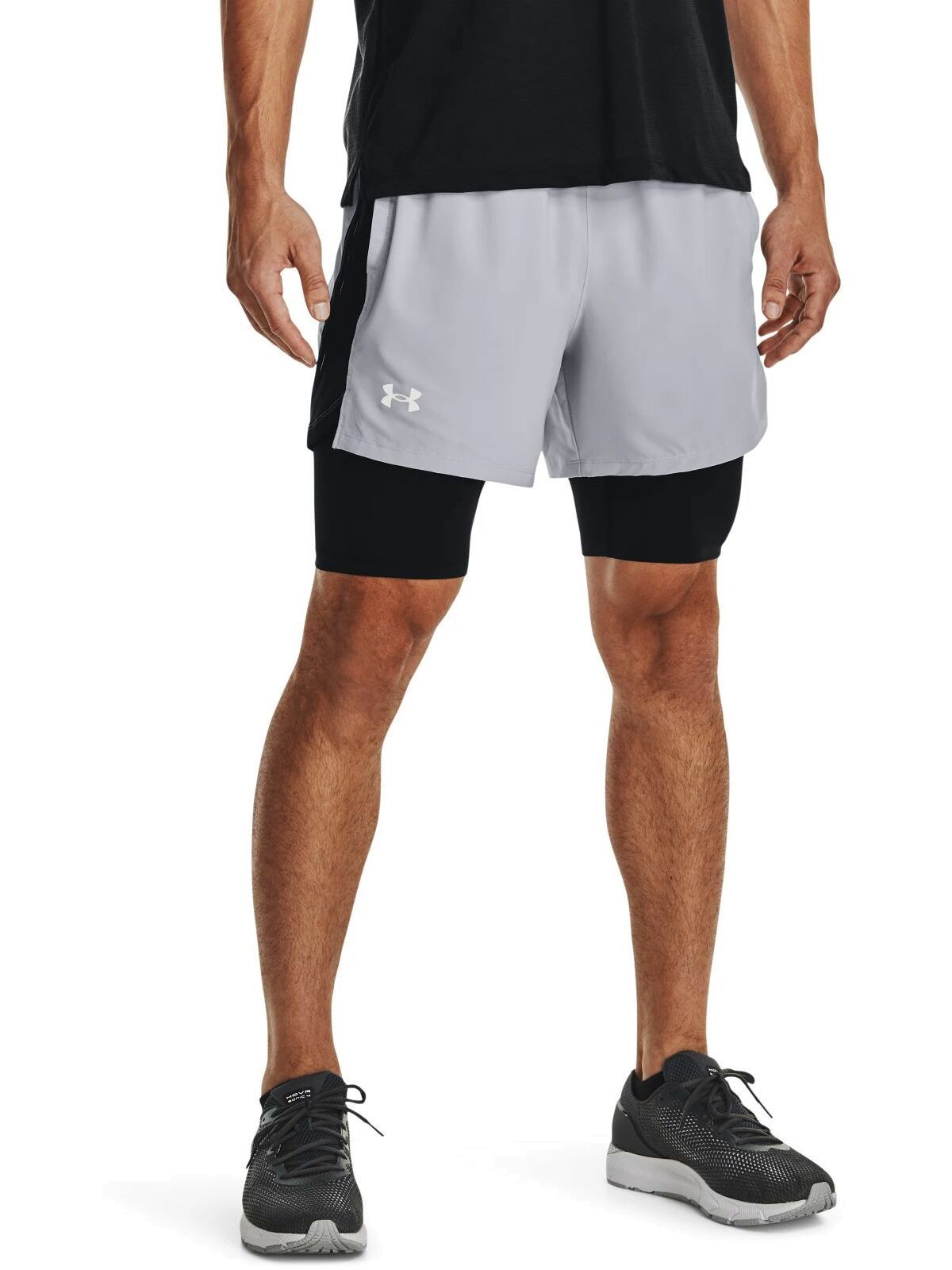 Шорты мужские Under Armour Ua Launch Sw 5'' 2N1 Short серые LG