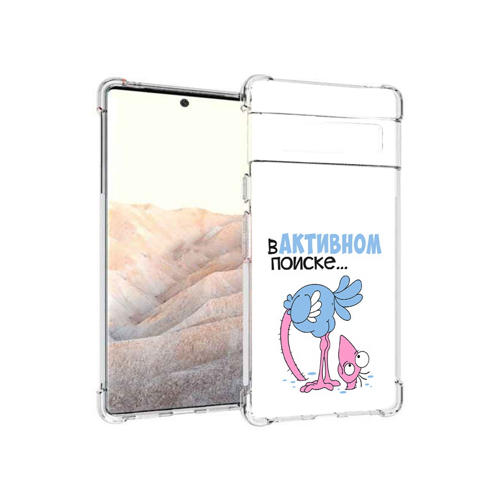 

Чехол MyPads Tocco для Google Pixel 6 Pro в активном поиске, Прозрачный, Tocco