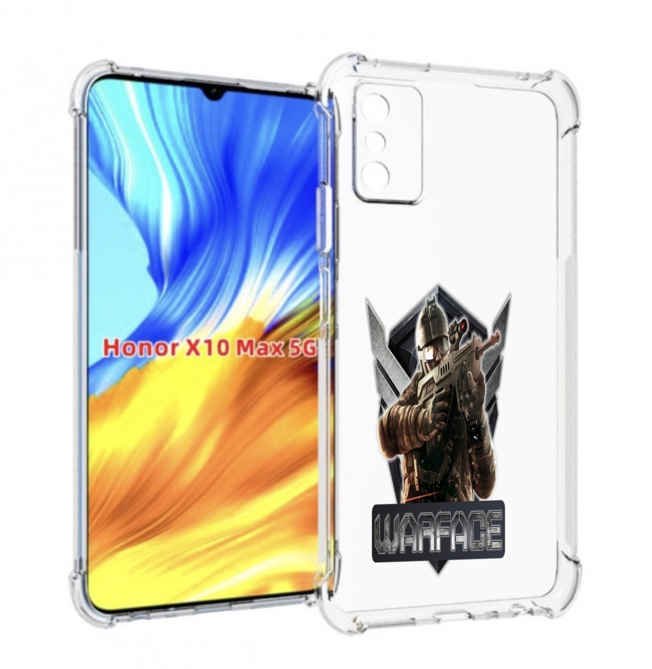 

Чехол MyPads игра про войну для Honor X10 Max, Прозрачный, Tocco
