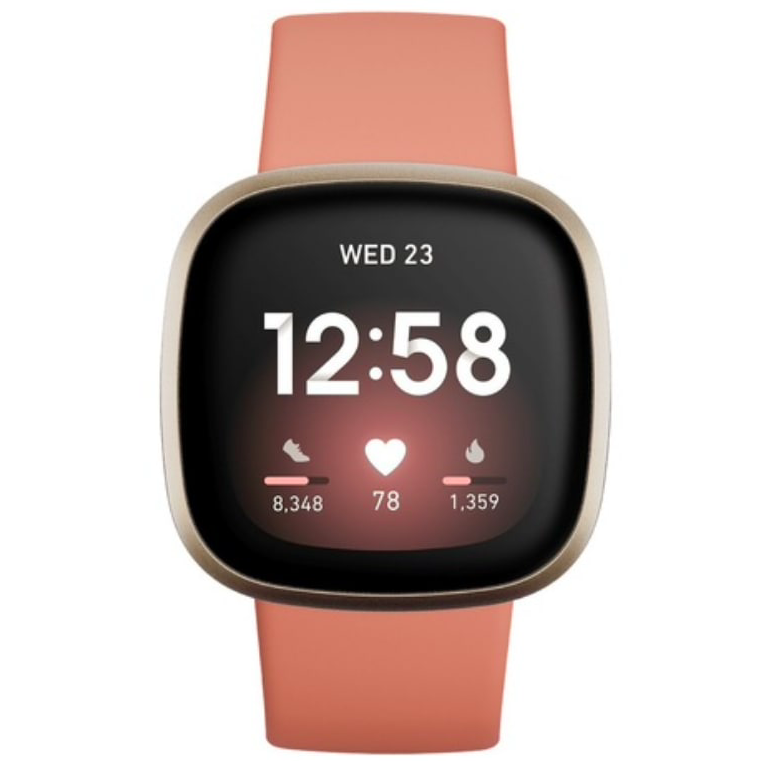 

Умные часы Fitbit Versa 3 Wi-Fi NFC (розовый/золотой)