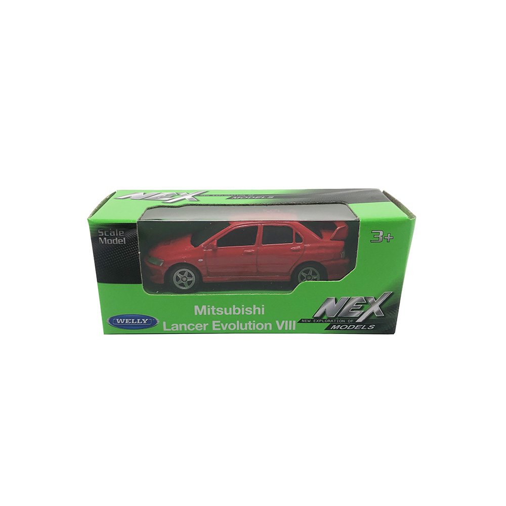 Машинка Welly Mitsubishi Lancer Evolution VIII красный набор 22A 52020-36WD 22A 890₽