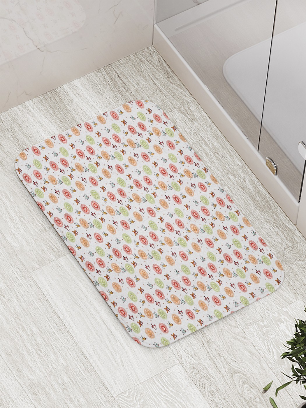 

Коврик противоскользящий для ванной, сауны, бассейна, 77х52 см bath_59096 JoyArty