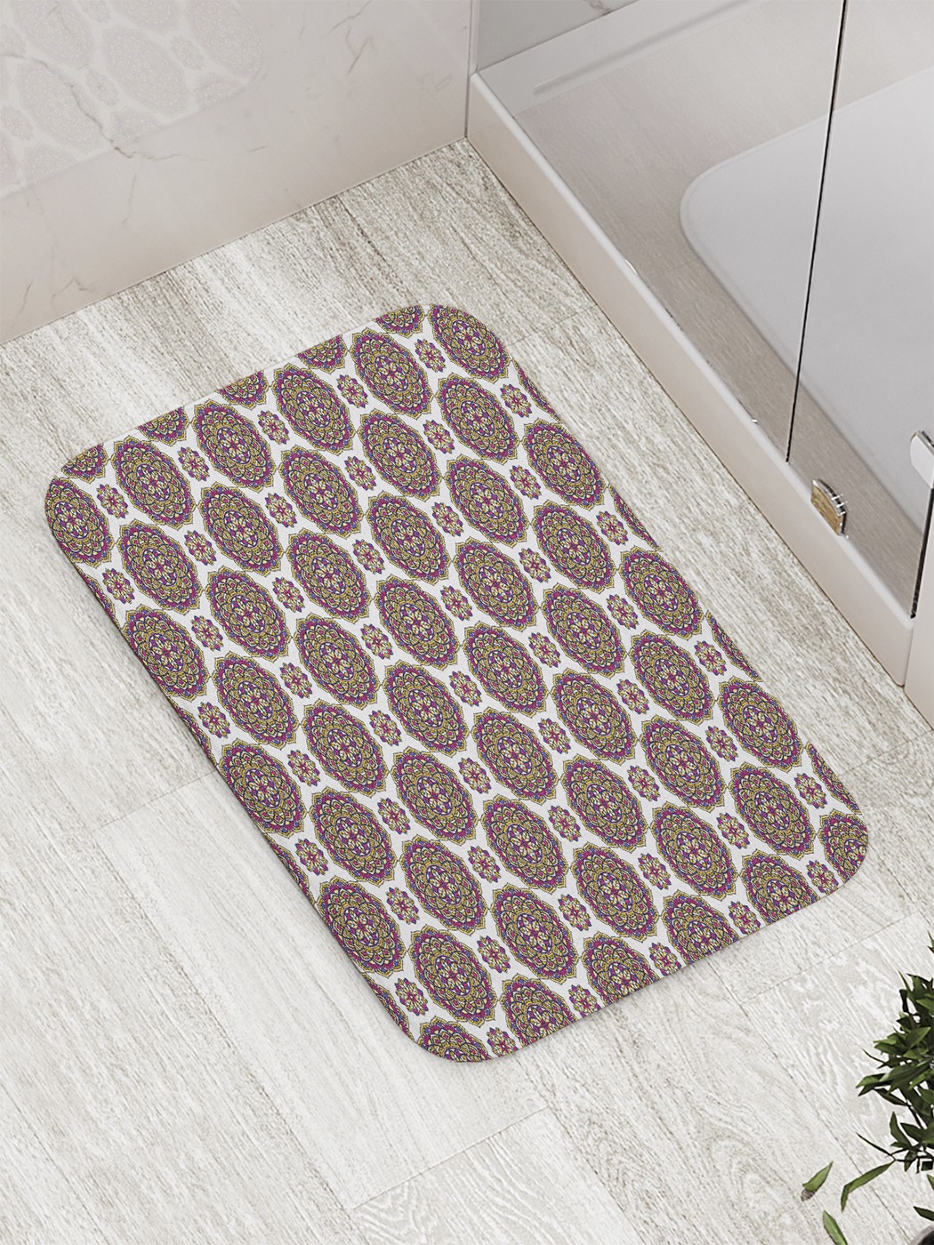 

Коврик противоскользящий для ванной, сауны, бассейна, 77х52 см bath_59086 JoyArty