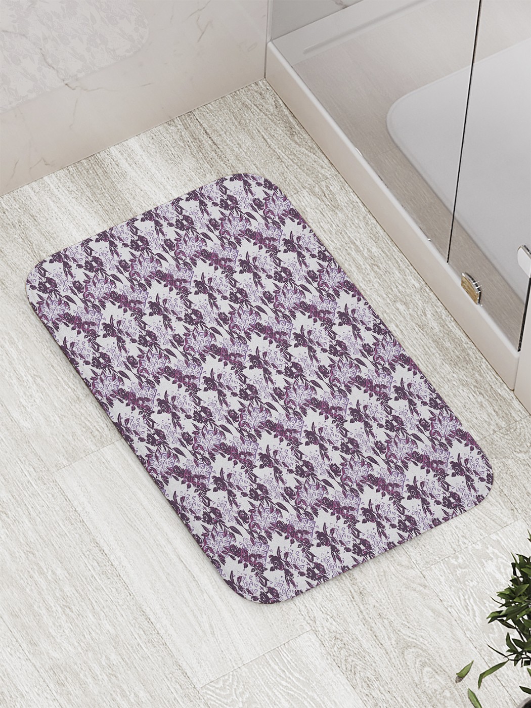

Коврик противоскользящий для ванной, сауны, бассейна, 77х52 см bath_59065 JoyArty