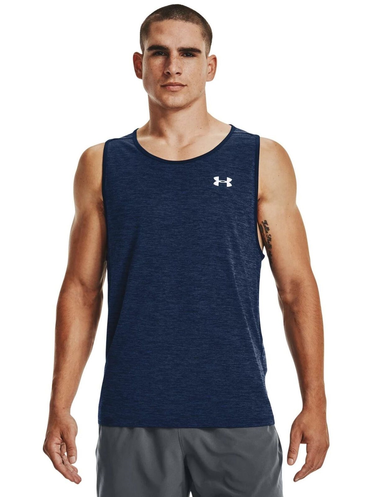 

Майка мужская Under Armour UA Tech 2.0 Tank синяя 3XL, UA Tech 2.0 Tank