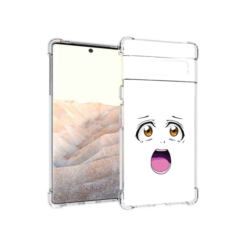 

Чехол MyPads Tocco для Google Pixel 6 Pro аниме лицо, Прозрачный, Tocco