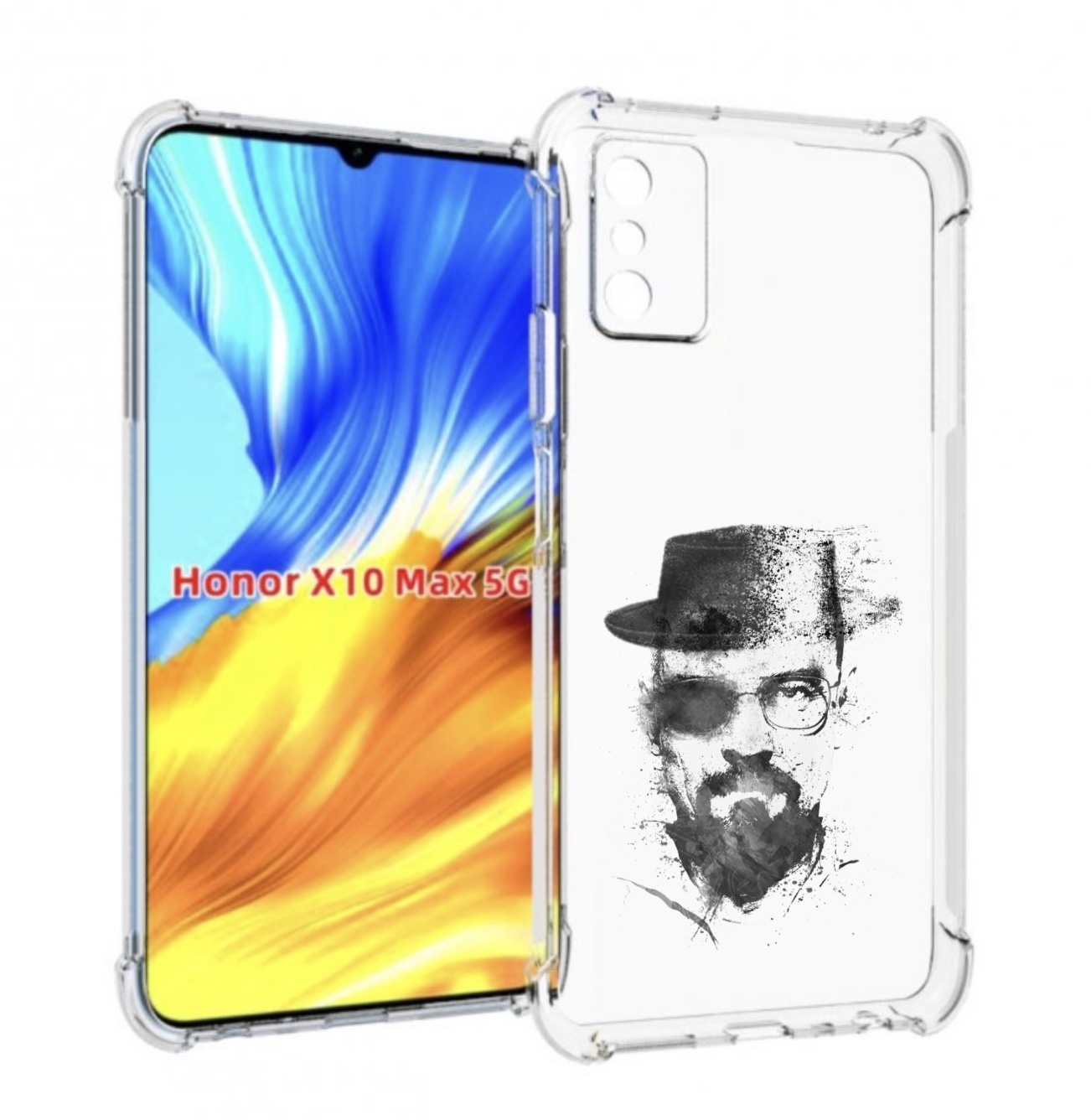 

Чехол MyPads загадочный человек для Honor X10 Max, Прозрачный, Tocco