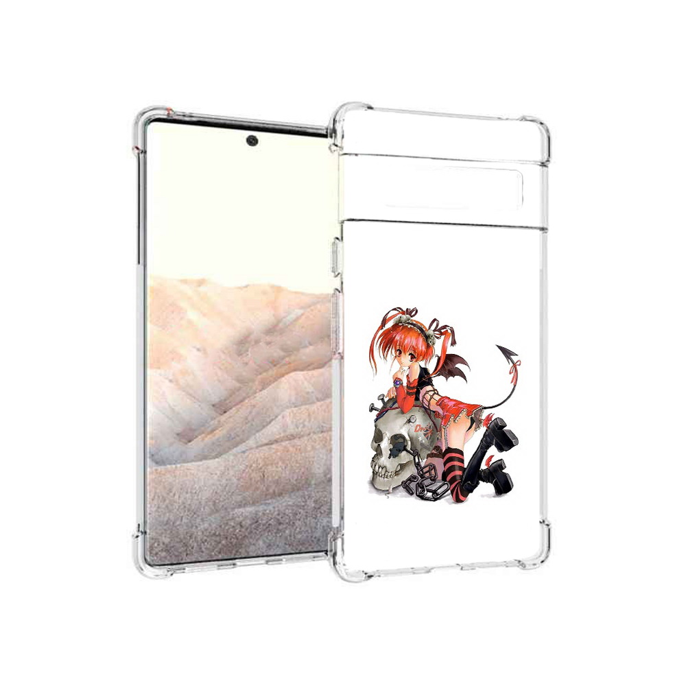 

Чехол MyPads Tocco для Google Pixel 6 Pro аниме, Прозрачный, Tocco