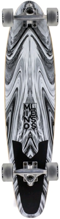 Лонгборд Mindless Raider Vi 86,36х20,32 см, серый