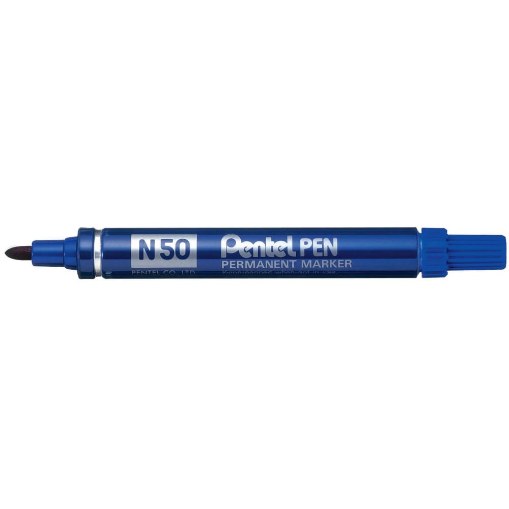 Маркер Перманентный Pentel Pen, Синий маркер для белых досок pentel