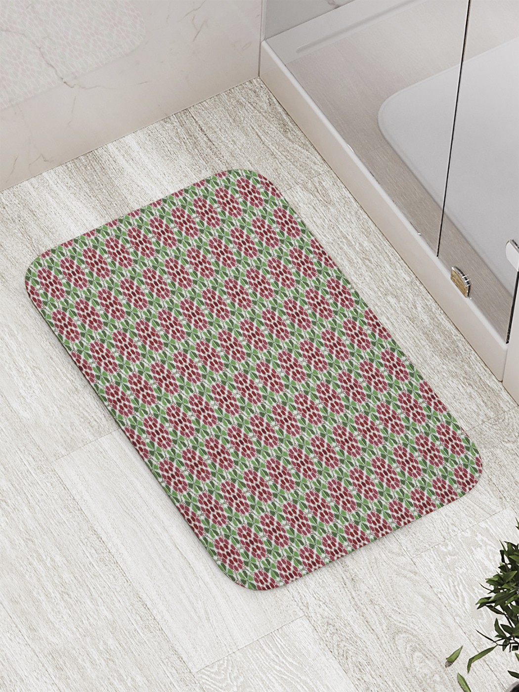

Коврик противоскользящий для ванной, сауны, бассейна, 77х52 см bath_59057 JoyArty