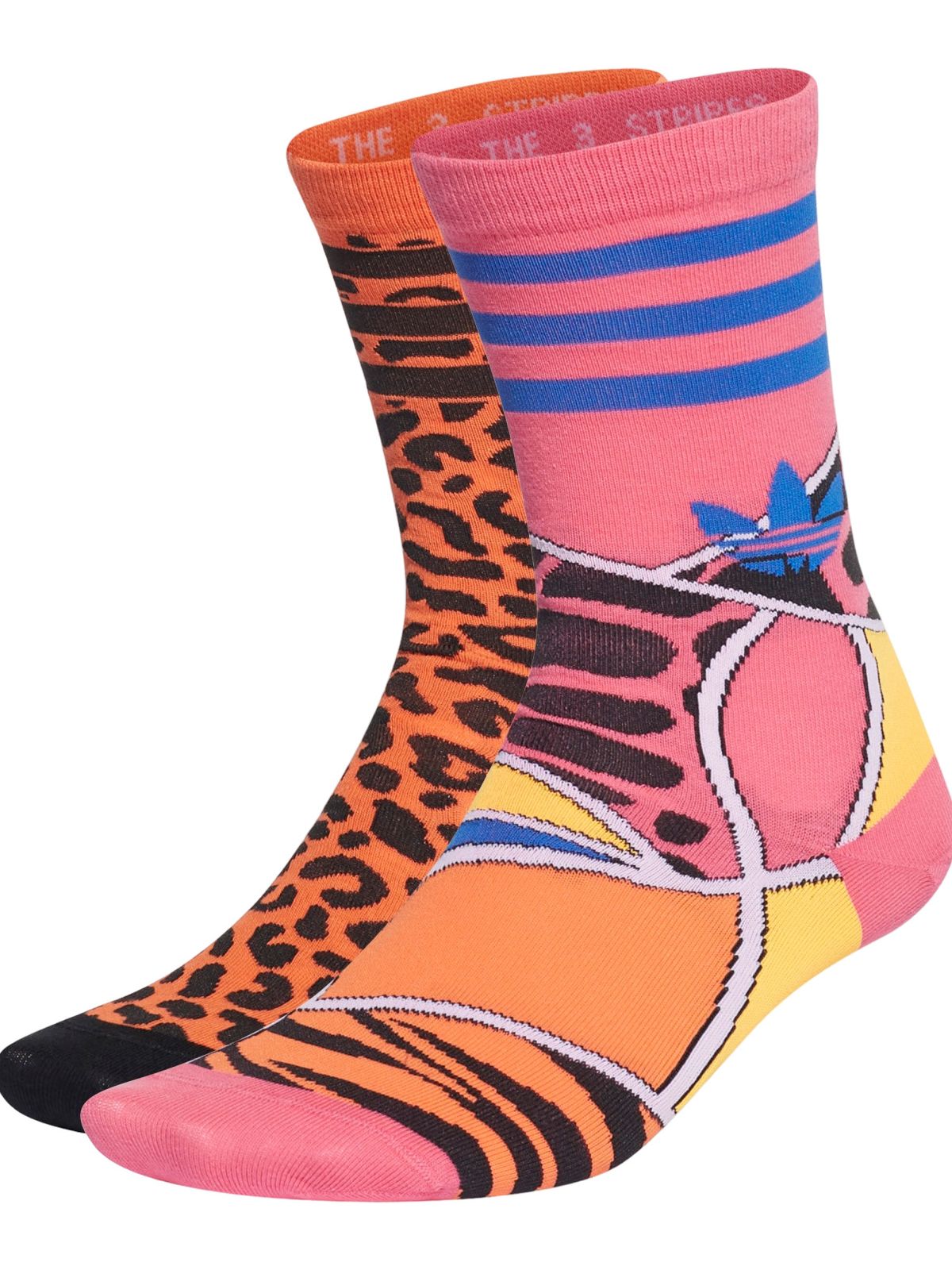 

Комплект носков мужских Adidas Collab Crew Socks 2 P разноцветных M, Collab Crew Socks 2 P