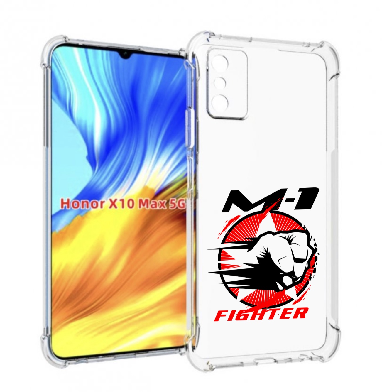 

Чехол MyPads единоборства М-1 для Honor X10 Max, Прозрачный, Tocco