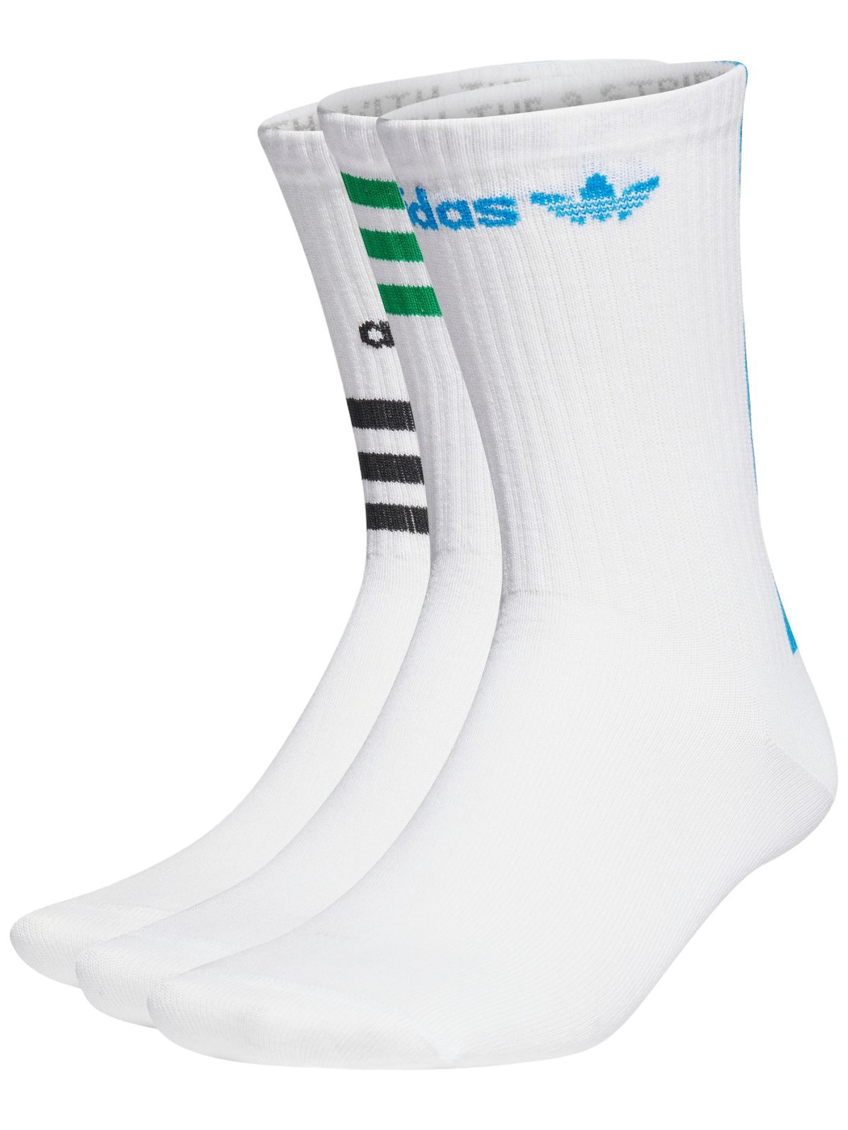 

Комплект носков мужских Adidas Graphic Crew Socks 3P белых M, Graphic Crew Socks 3P