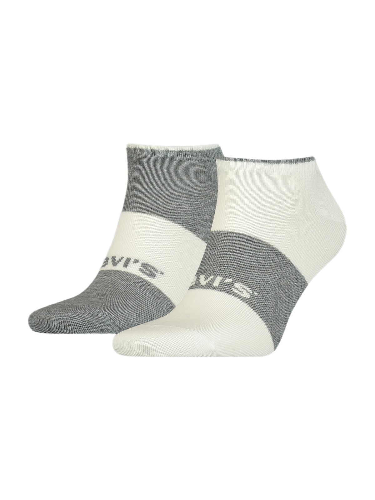 

Следки мужские Levi's Men Low Cut Socks 2P серые 35, Men Low Cut Socks 2P
