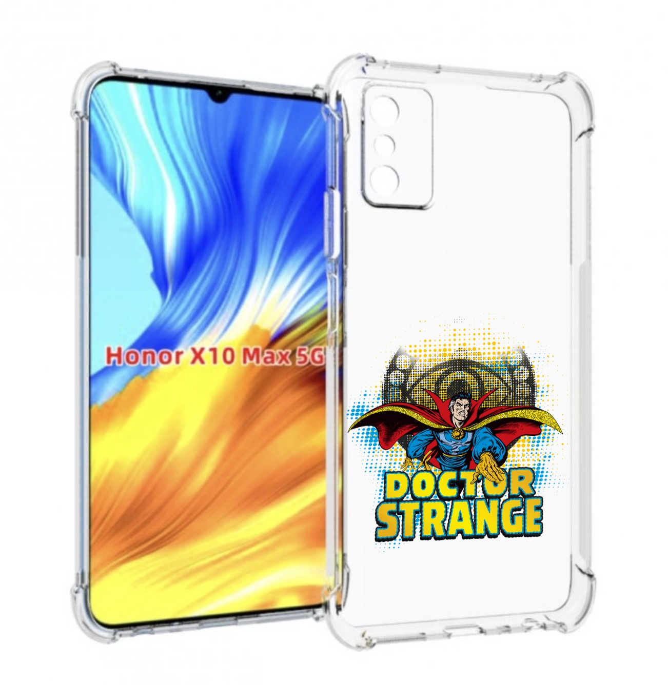 

Чехол MyPads доктор стренж рисунок для Honor X10 Max, Прозрачный, Tocco