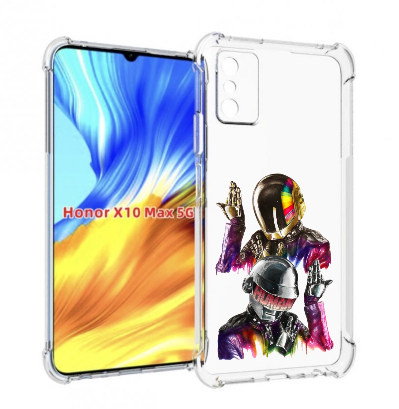 

Чехол MyPads диско космонавты для Honor X10 Max, Прозрачный, Tocco
