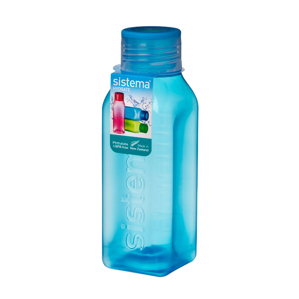 фото Sistema hydrate square bottle 475мл blue (870)