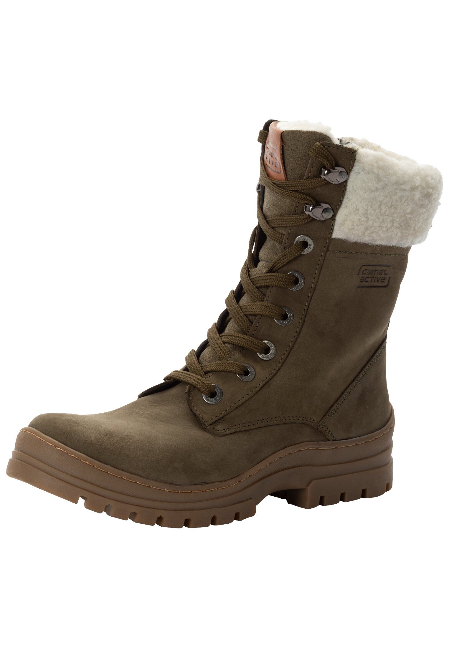 

Ботинки женские Camel Active CAEM301-300850 хаки 36 EU, CAEM301-300850