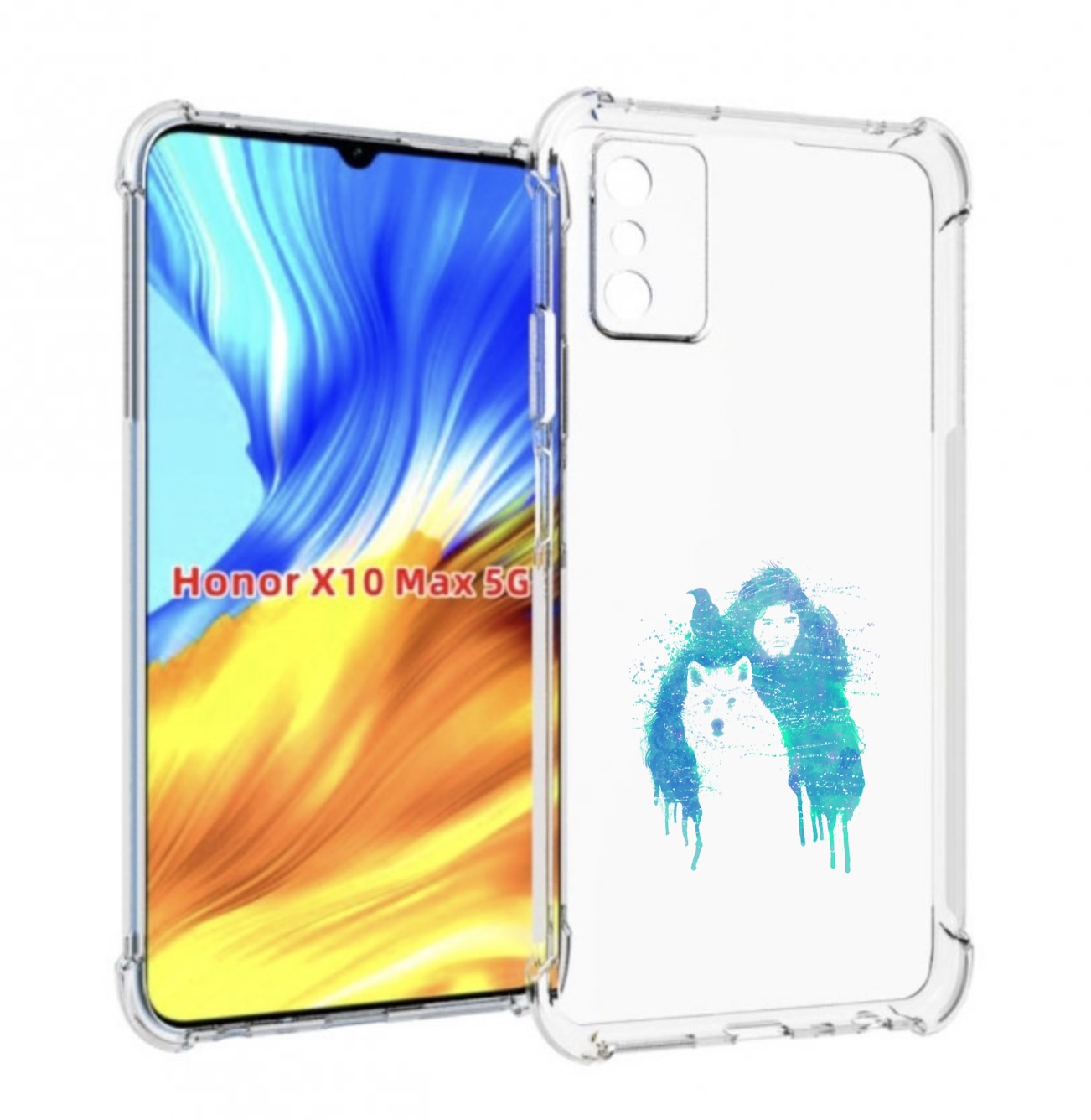 

Чехол MyPads джон сноу для Honor X10 Max, Прозрачный, Tocco