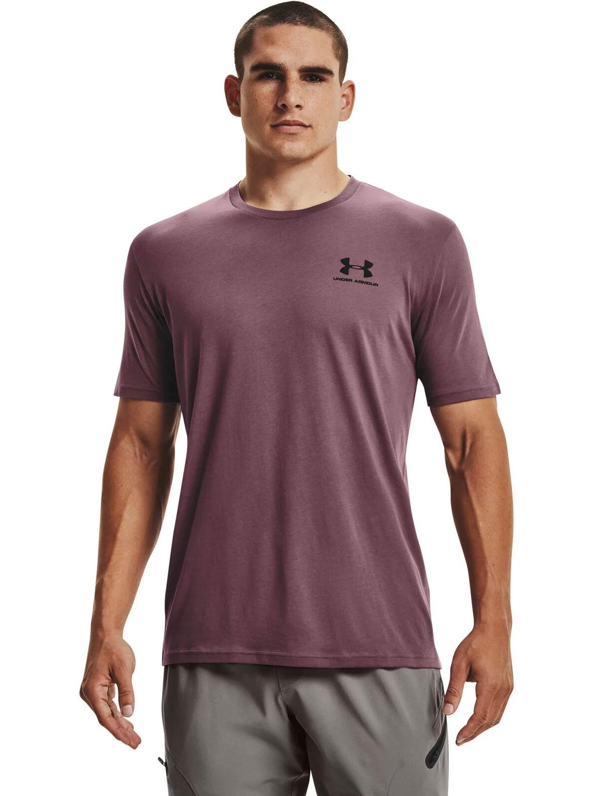 

Футболка мужская Under Armour Sportstyle Lc SS фиолетовая 2XL, Sportstyle Lc SS