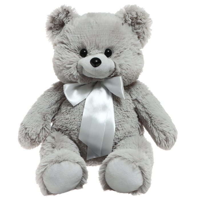 Мягкая игрушка Rabbit Медведь Саша, 50 см, серый мягкая игрушка медведь топтыжкин серый без одежды 17 см