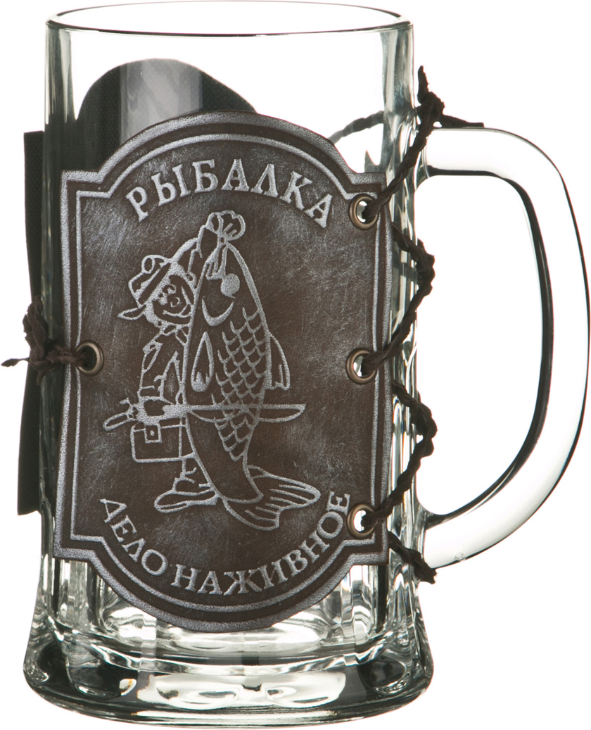 

Пивная Кружка Рыбалка-Дело Наживное 600 мл., 5376601