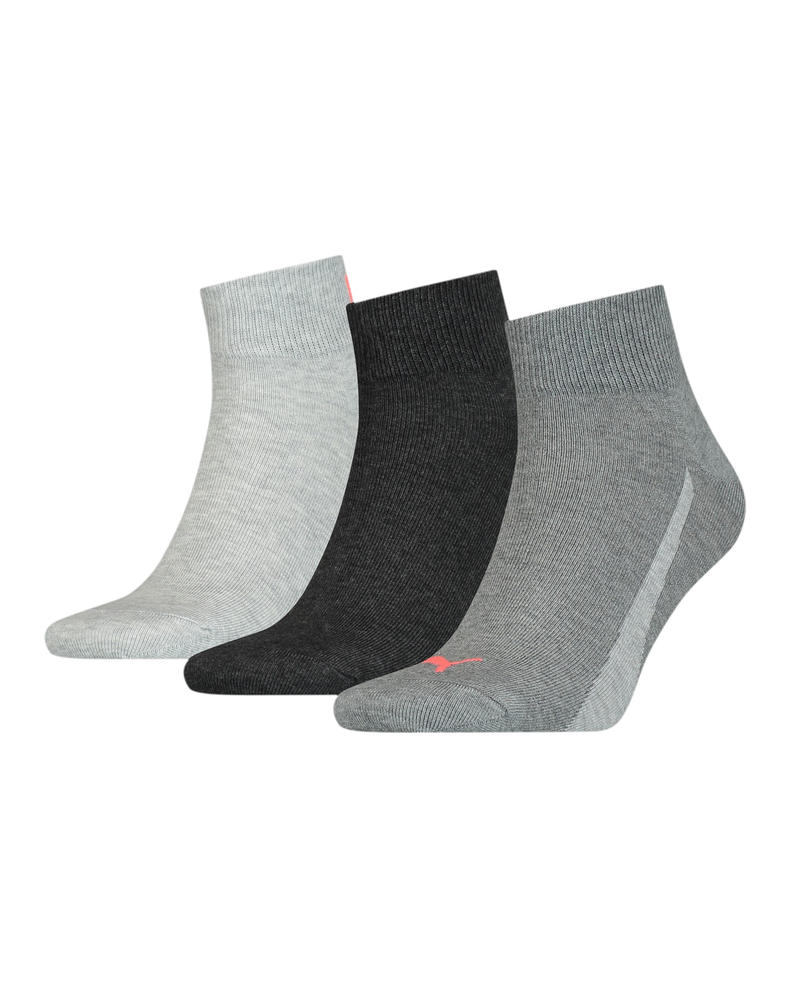 

Комплект носков унисекс PUMA Unisex Lifestyle Quarter 3P разноцветных 35-38, Unisex Lifestyle Quarter 3P