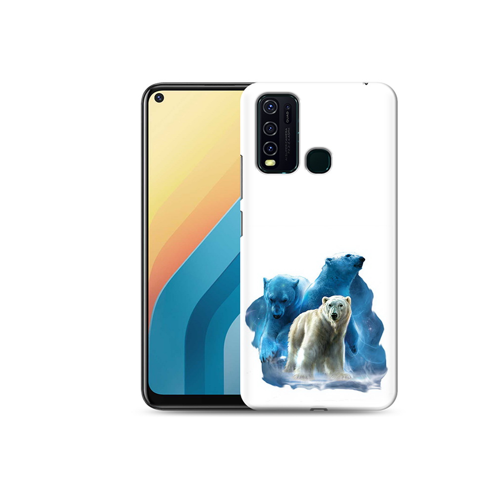 

Чехол MyPads Tocco для Vivo Y30 полярный медведь (PT149334.437.549), Прозрачный, Tocco