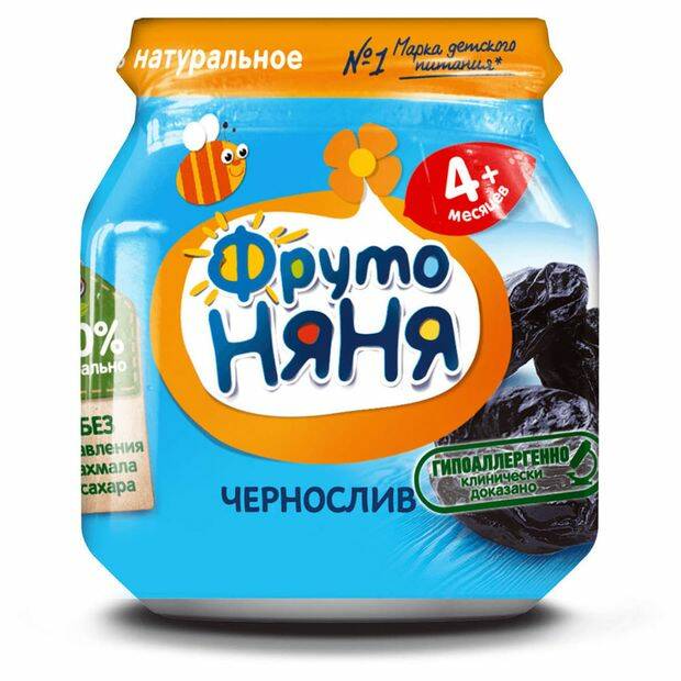 

Пюре ФрутоНяня чернослив 100 г
