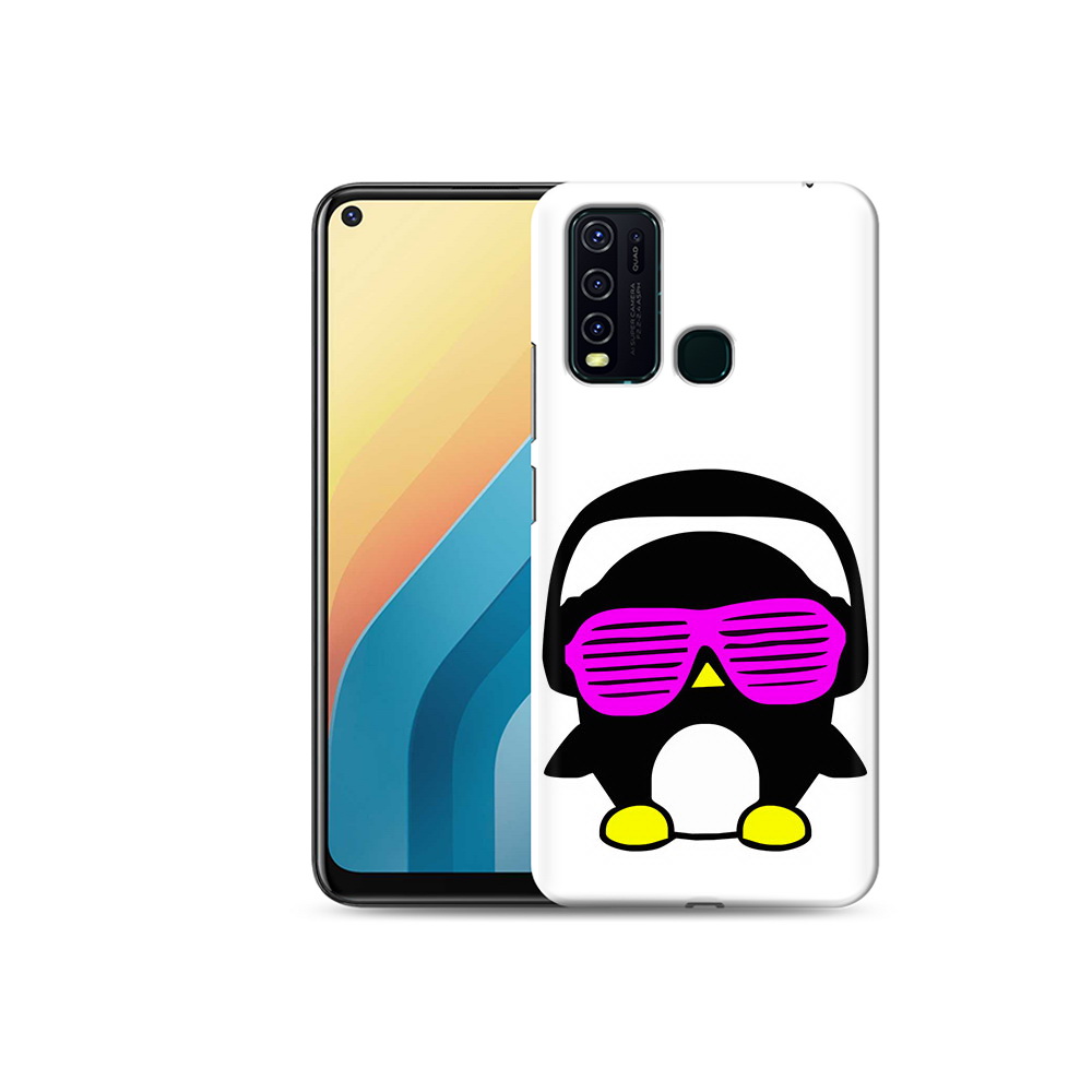 

Чехол MyPads Tocco для Vivo Y30 пингвин (PT149334.437.541), Прозрачный, Tocco