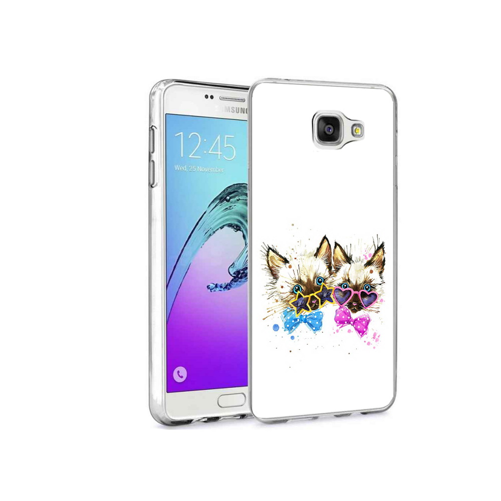 

Чехол MyPads Tocco для Samsung Galaxy A9 Pro милые котята (PT52968.556.474), Прозрачный, Tocco
