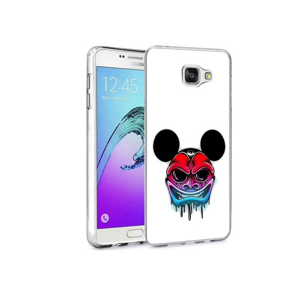 

Чехол MyPads Tocco для Samsung Galaxy A9 Pro микки в маске (PT52968.556.473), Прозрачный, Tocco