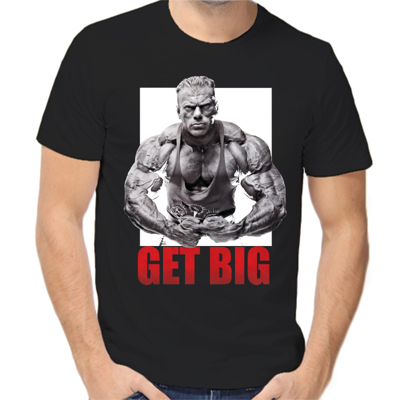 

Футболка мужская черная 52 р-р get big, Черный, fm_get_big