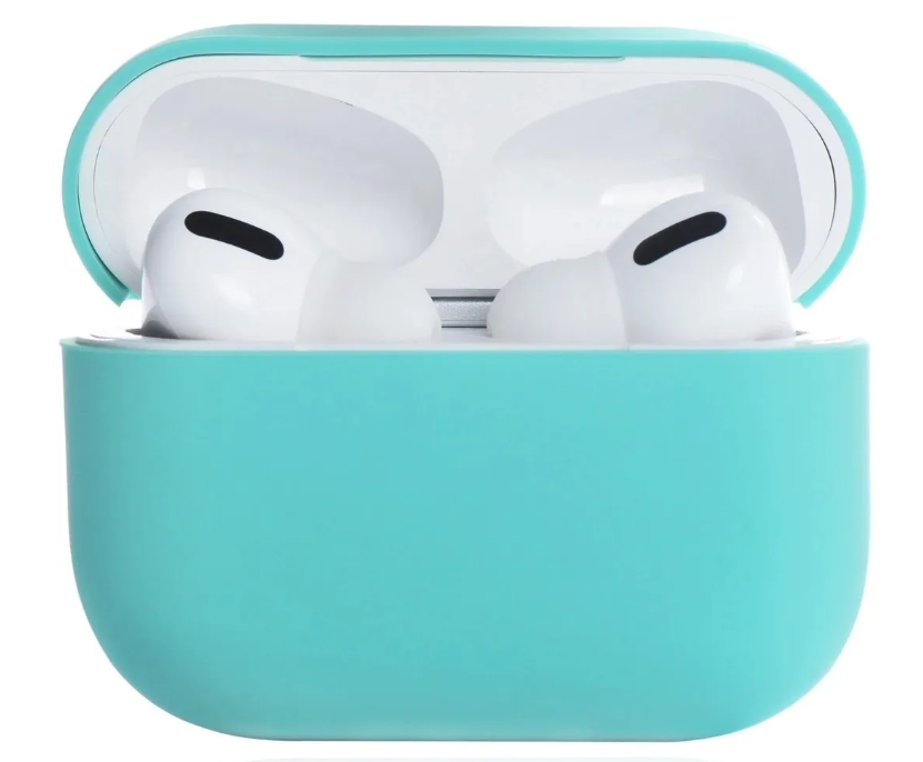 

Чехол силиконовый для Airpods Pro/Pro 2, бирюзовый (Coast Blue)