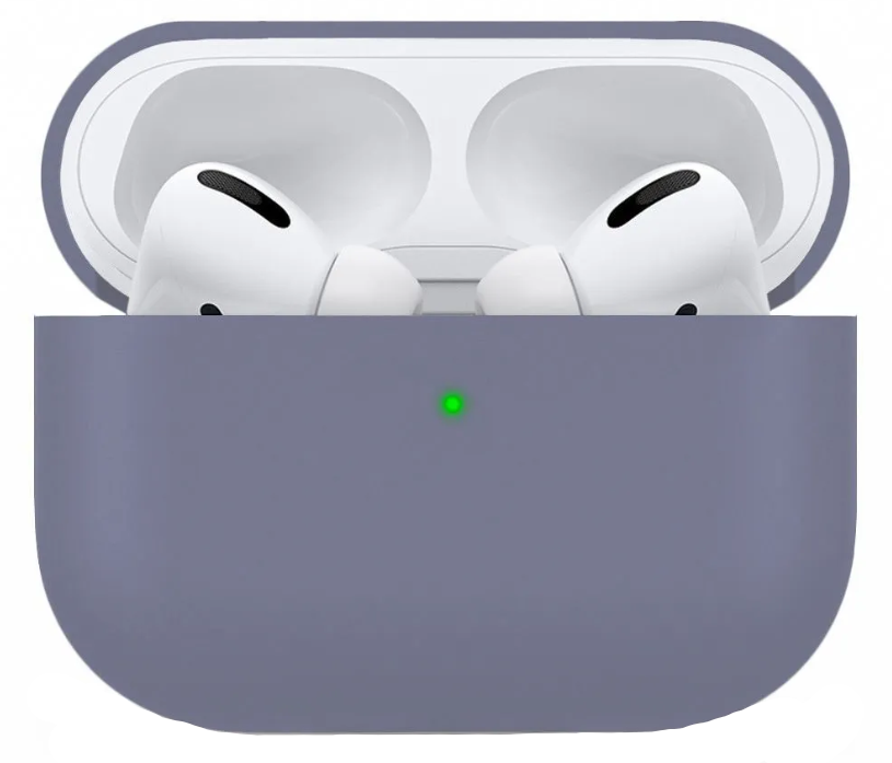 

Чехол силиконовый для Airpods Pro/Pro 2, сиреневый (Lavander)