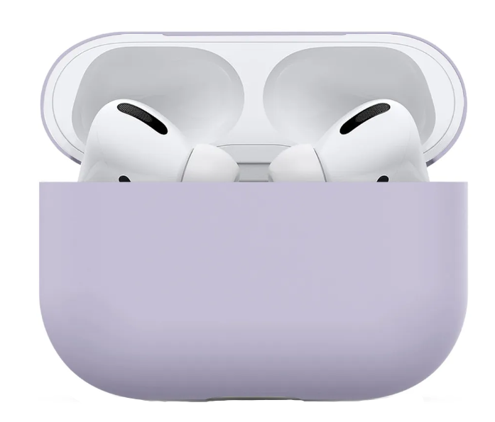 

Чехол силиконовый для Airpods Pro/Pro 2, лиловый (Lilac)