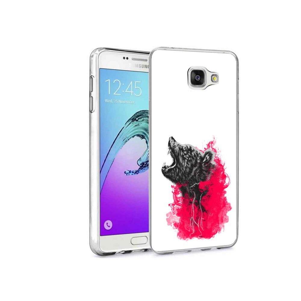 

Чехол MyPads Tocco для Samsung Galaxy A9 Pro медведь в дымке (PT52968.556.463), Прозрачный, Tocco