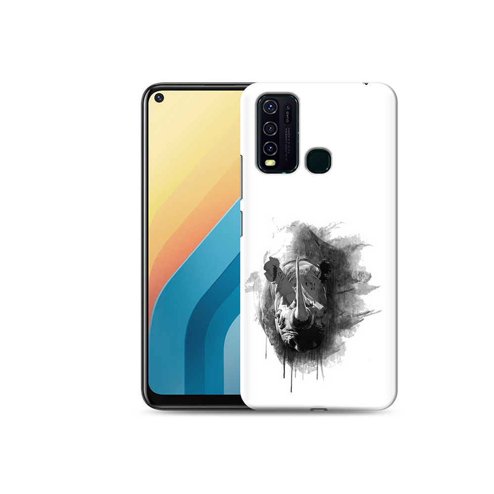 

Чехол MyPads Tocco для Vivo Y30 носорог (PT149334.437.523), Прозрачный, Tocco