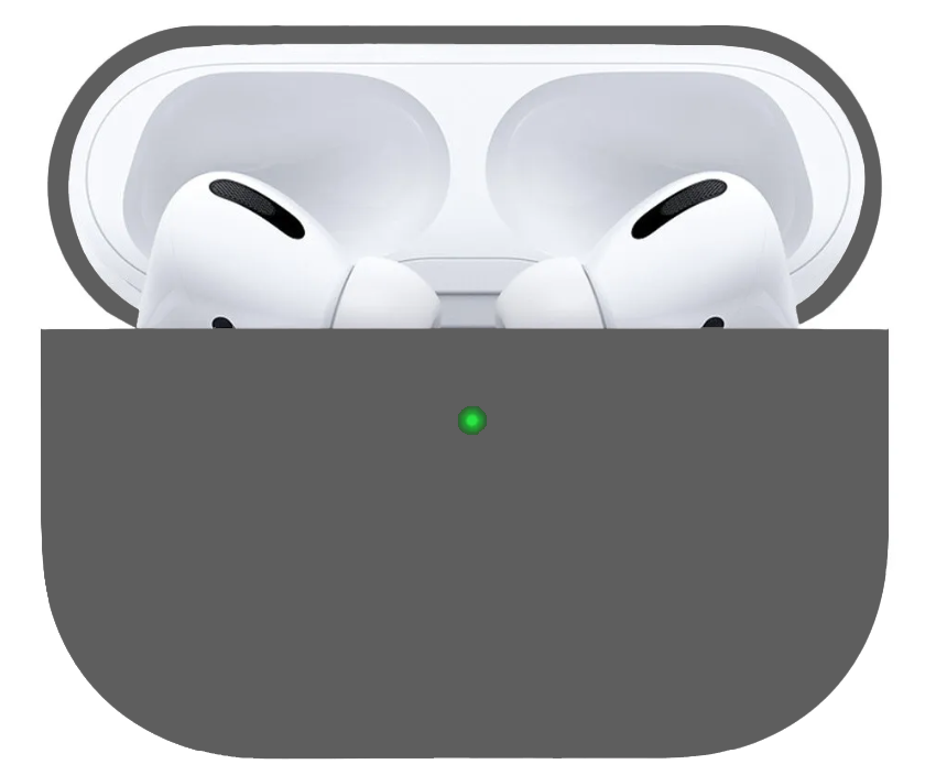 

Чехол силиконовый для Airpods Pro/Pro 2, серый